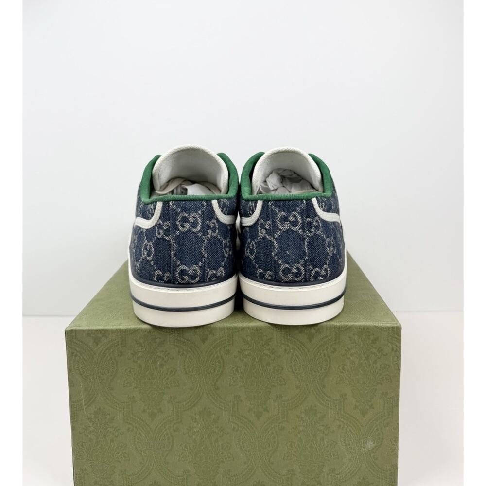 Size 16G/16.5US - Gucci Tennis 1977 Blue Denim Sneakers💙 NEW/RETAIL $750! - Picture 5 of 11